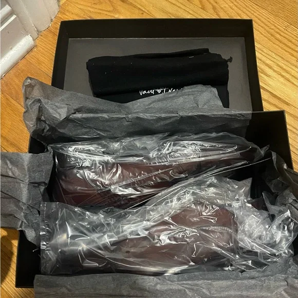 Paul Evans Dark Brown Leather Cagney II Stitched Cap-Toe Oxfords Sz 9.5 - Picture 13 of 15